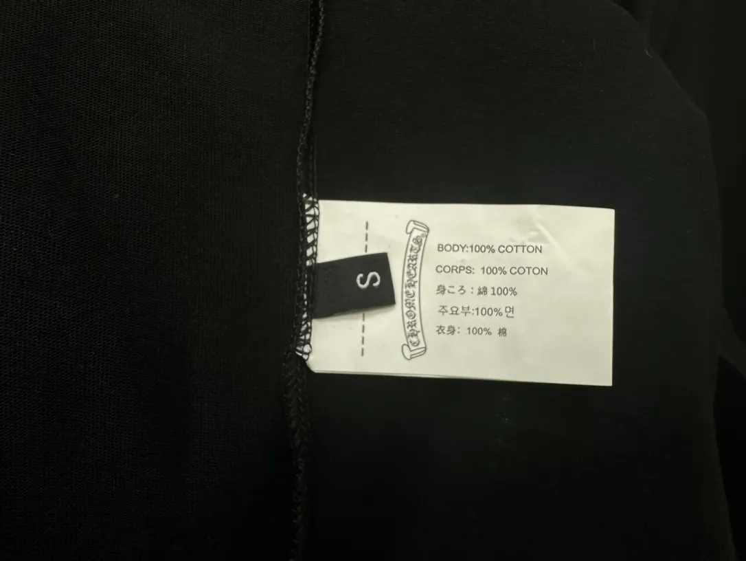 【Chrome hearts】 2024New Arrival T ， Same Style， 26 + Versatile Same Style ：Black White Size：XS S M L